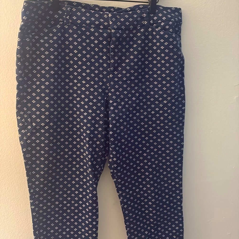 Old navy pixie high rise secret-slime pocket size 14 capris pants